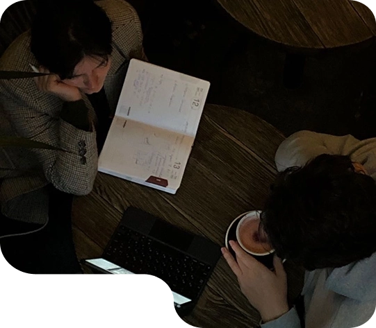 Professional discussing business strategy in modern office setting